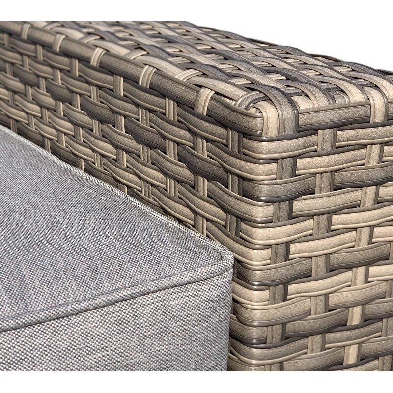 Alhambra Wicker/Rattan 8 - Person Seating Group with Cushions