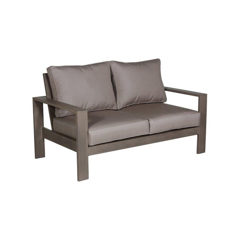 Windcrest Metal 6 - Person Seating Group with Sunbrella Cushions