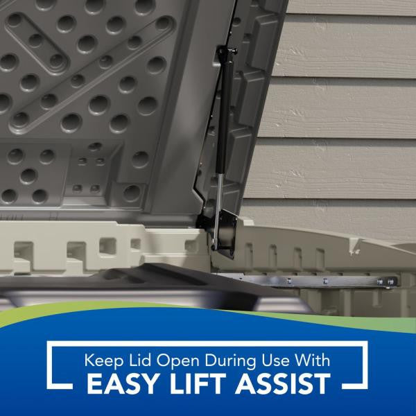 Stow-Away 3 ft. 8 in. x 5 ft. 11 in. Resin Horizontal Storage Shed