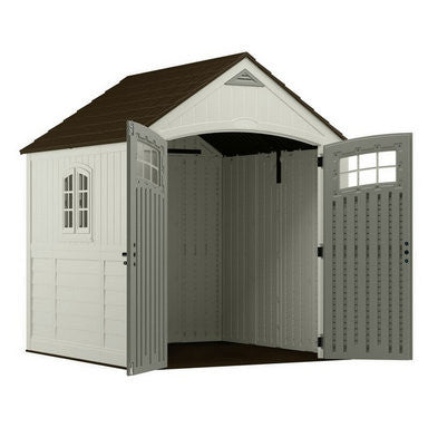 Cascade 7 ft. W x 7 ft. D Plastic Storage Shed