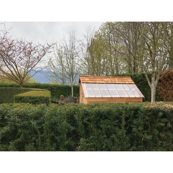 Sunhouse 8 ft. x 12 ft. Western Red Cedar Garden Shed