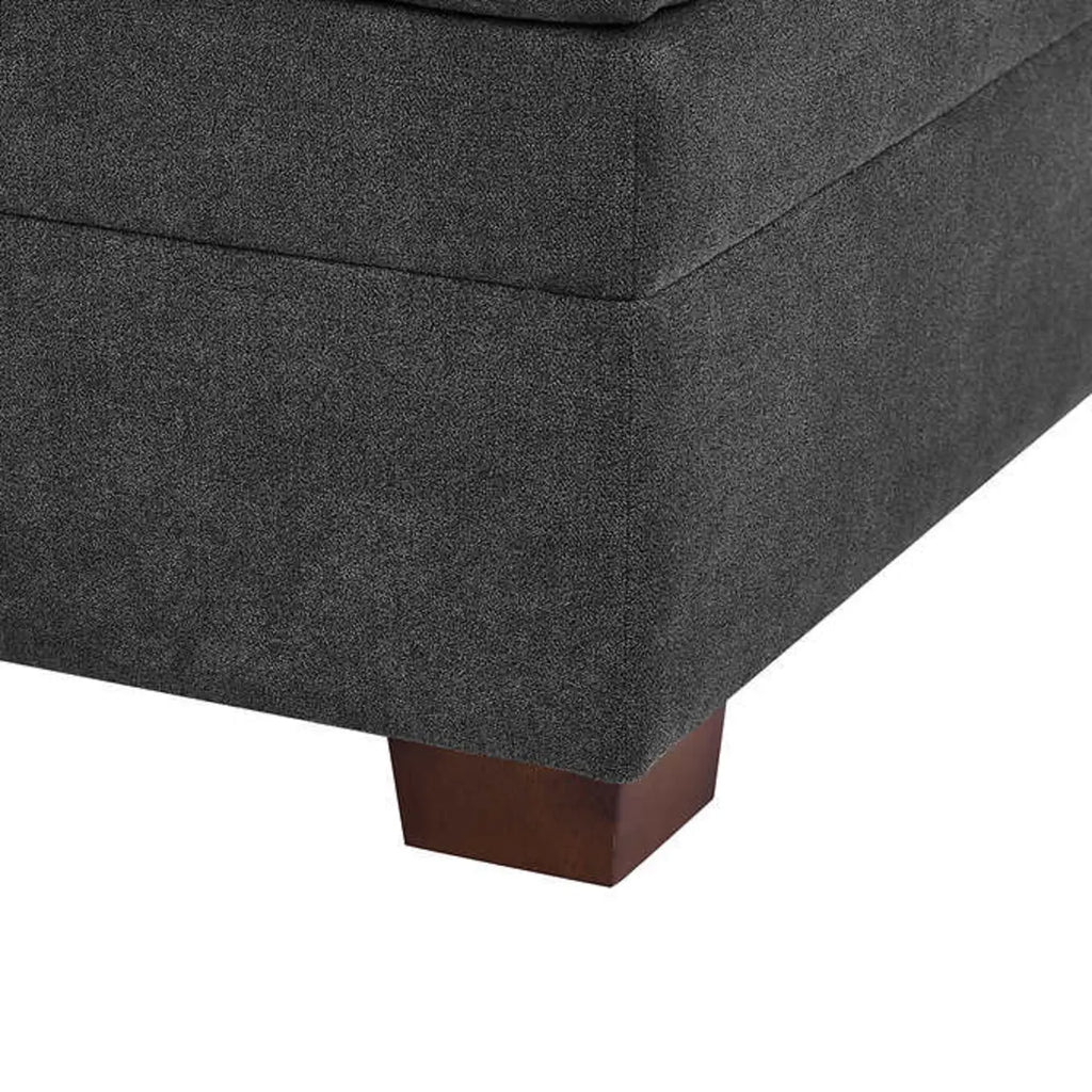 Thomasville Tisdale Fabric Sectional with Storage Ottoman