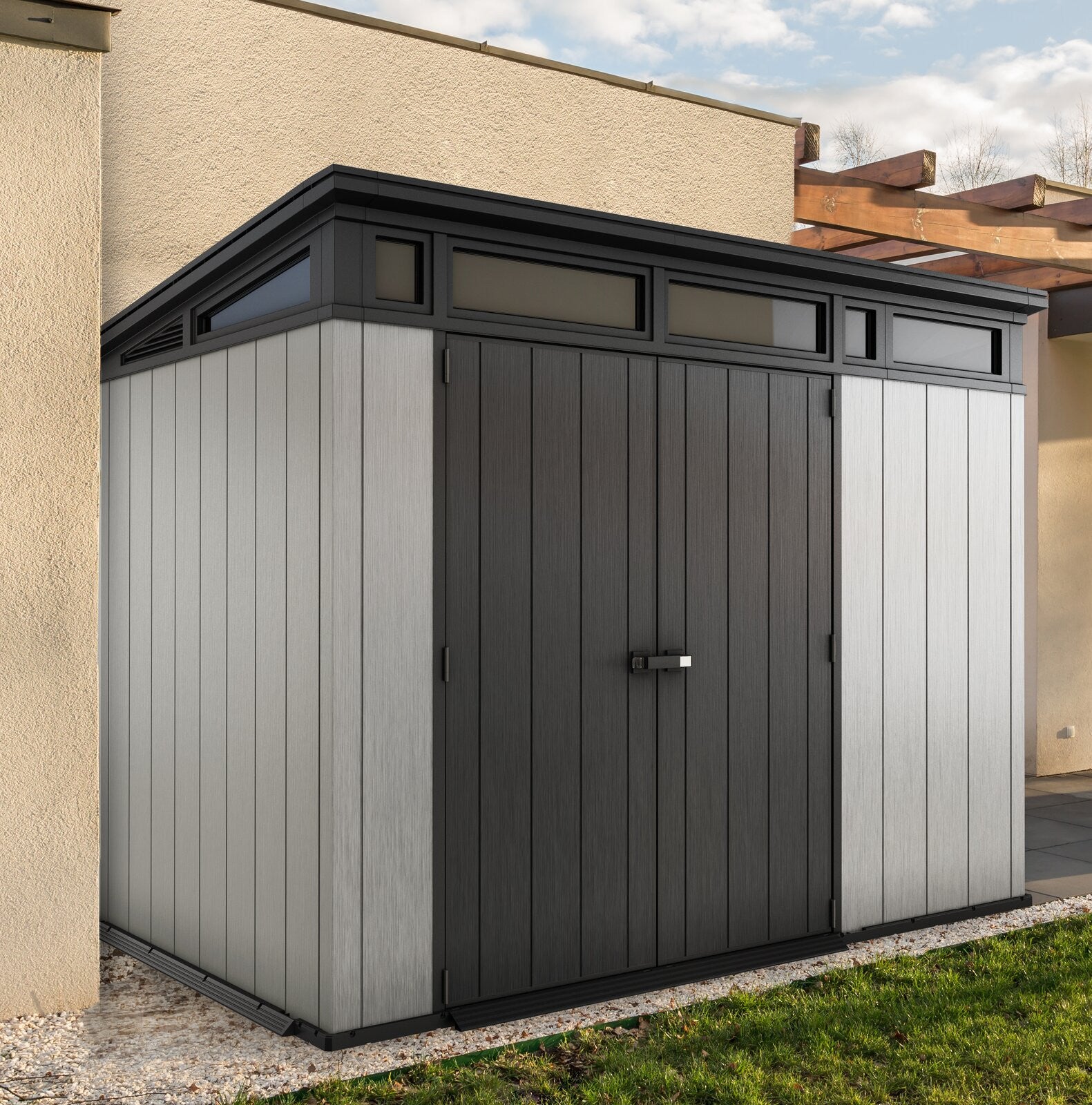 Artisan 9 ft. W x 7.5 ft. D Plastic Storage Shed