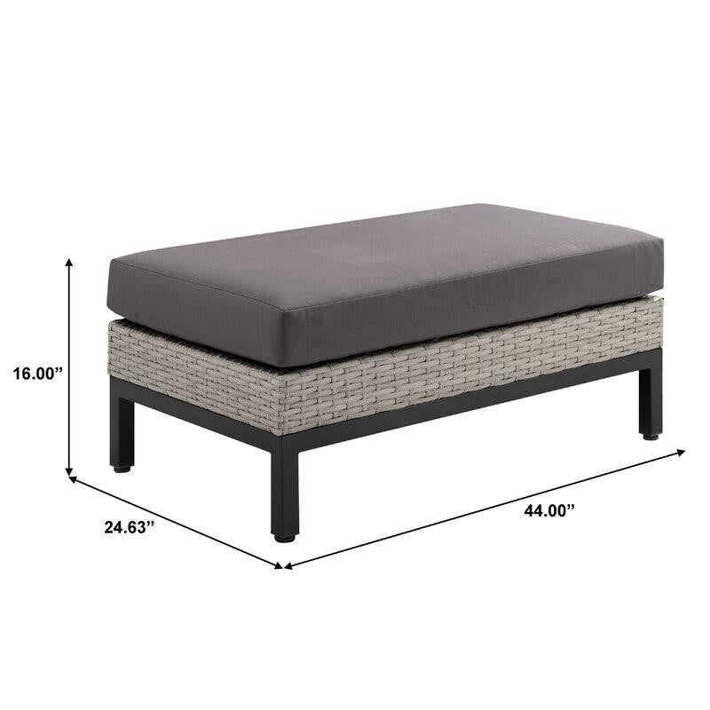 Berger Metal 4 - Person Seating Group with Cushions