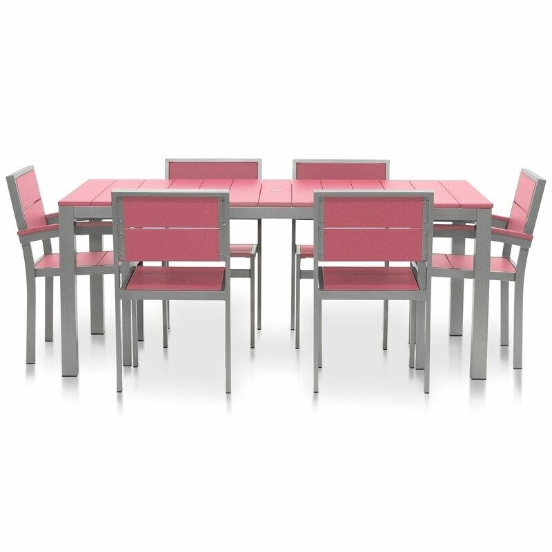 Fiona Rectangular 6 - Person 72'' Long Dining Set