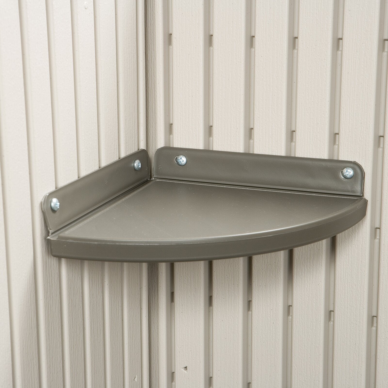 8 ft. W x 7 ft. 4 in. D Plastic Storage Shed