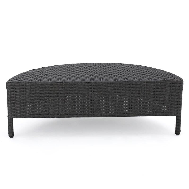 Dowd Wicker/Rattan 4 - Person Seating Group with Cushions