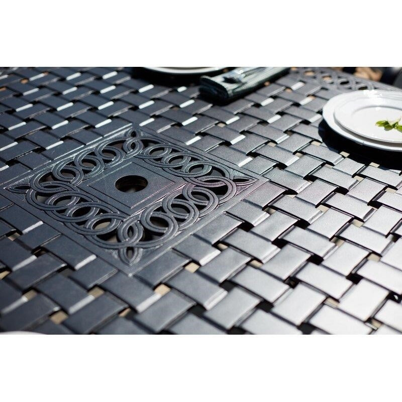 Millner Square 8 - Person 60'' Long Bar Height Dining Set with Cushions