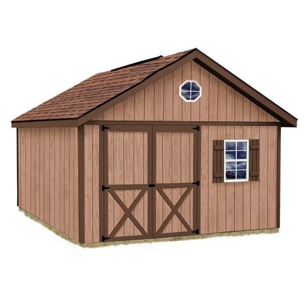 Brandon 12 ft. x 16 ft. Wood Storage Shed Kit