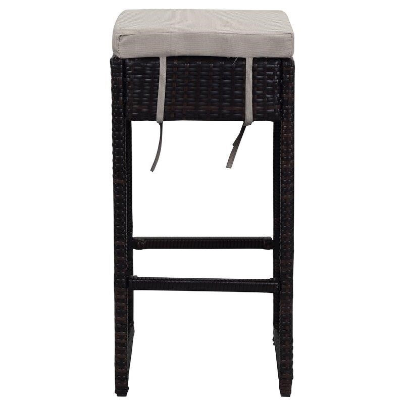 Motter Rectangular 6 - Person 59.1'' Long Bar Height Dining Set with Cushions