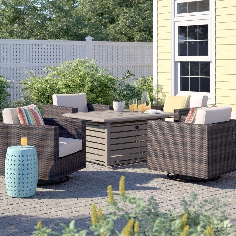 Amarantha 4 - Person Seating Group with Cushions