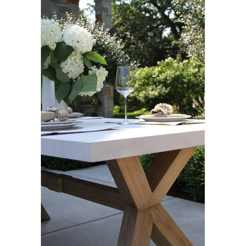 Rex Rectangular 6 - Person 74'' Long Dining Set with Cushions