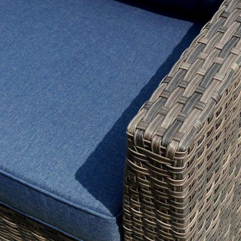 Parachute Wicker/Rattan 360 - Person Seating Group with Cushions