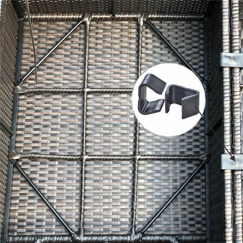 Cassville Wicker/Rattan 10 - Person Seating Group with Cushions