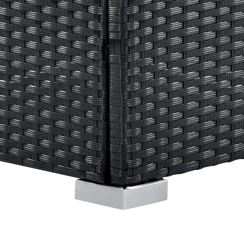 Keylin Wicker/Rattan 5 - Person Seating Group with Cushions