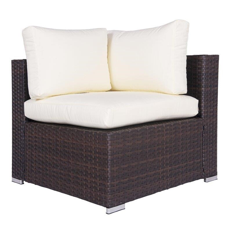 Jahala Wicker/Rattan 6 - Person Seating Group with Cushions