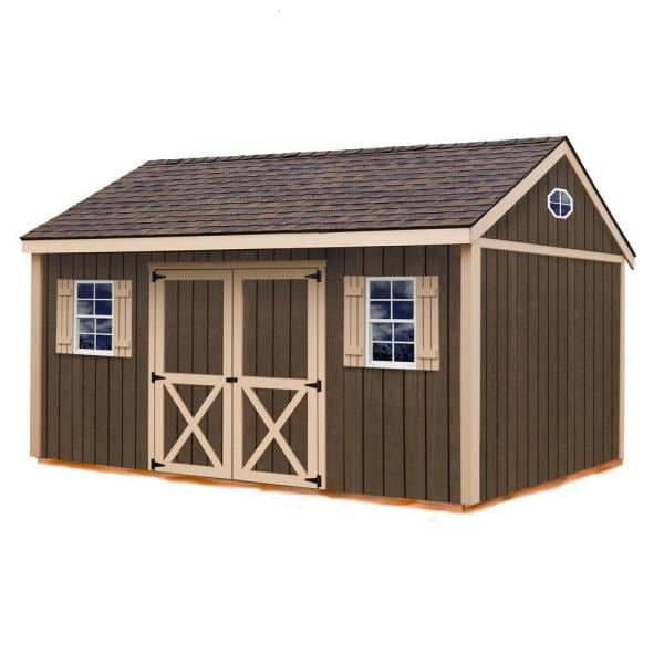 Brookfield 16 ft. x 12 ft. Wood Storage Shed Kit