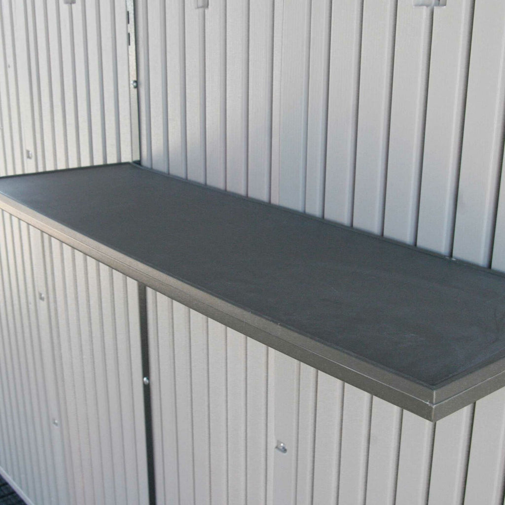 8 Ft. W x 10 Ft. D Plastic Traditional Storage Shed