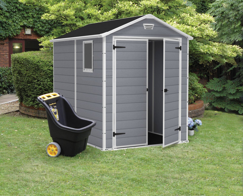 Manor 6 ft. W x 7.5 ft. D Plastic Storage Shed