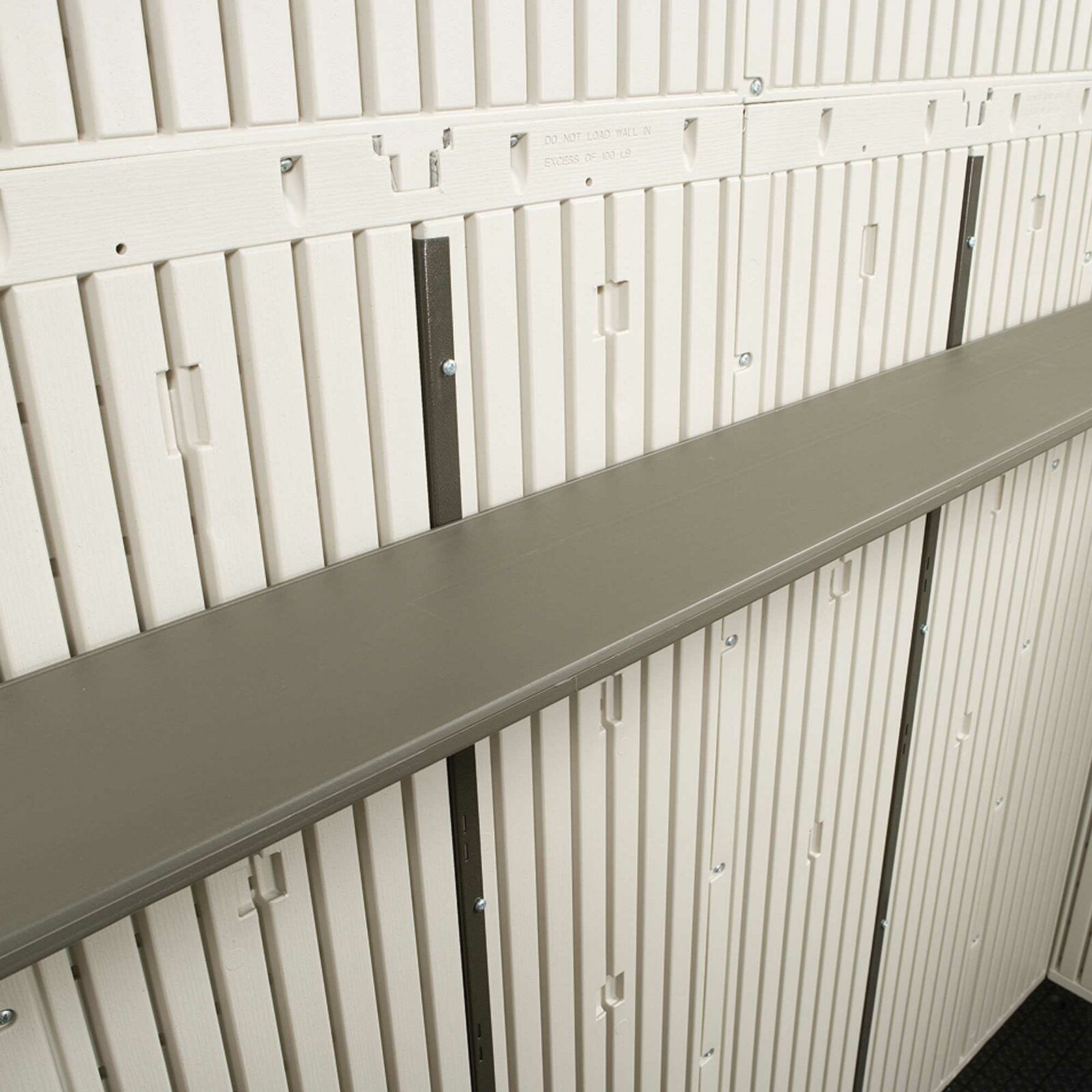 8 Ft. W x 10 Ft. D Plastic Traditional Storage Shed