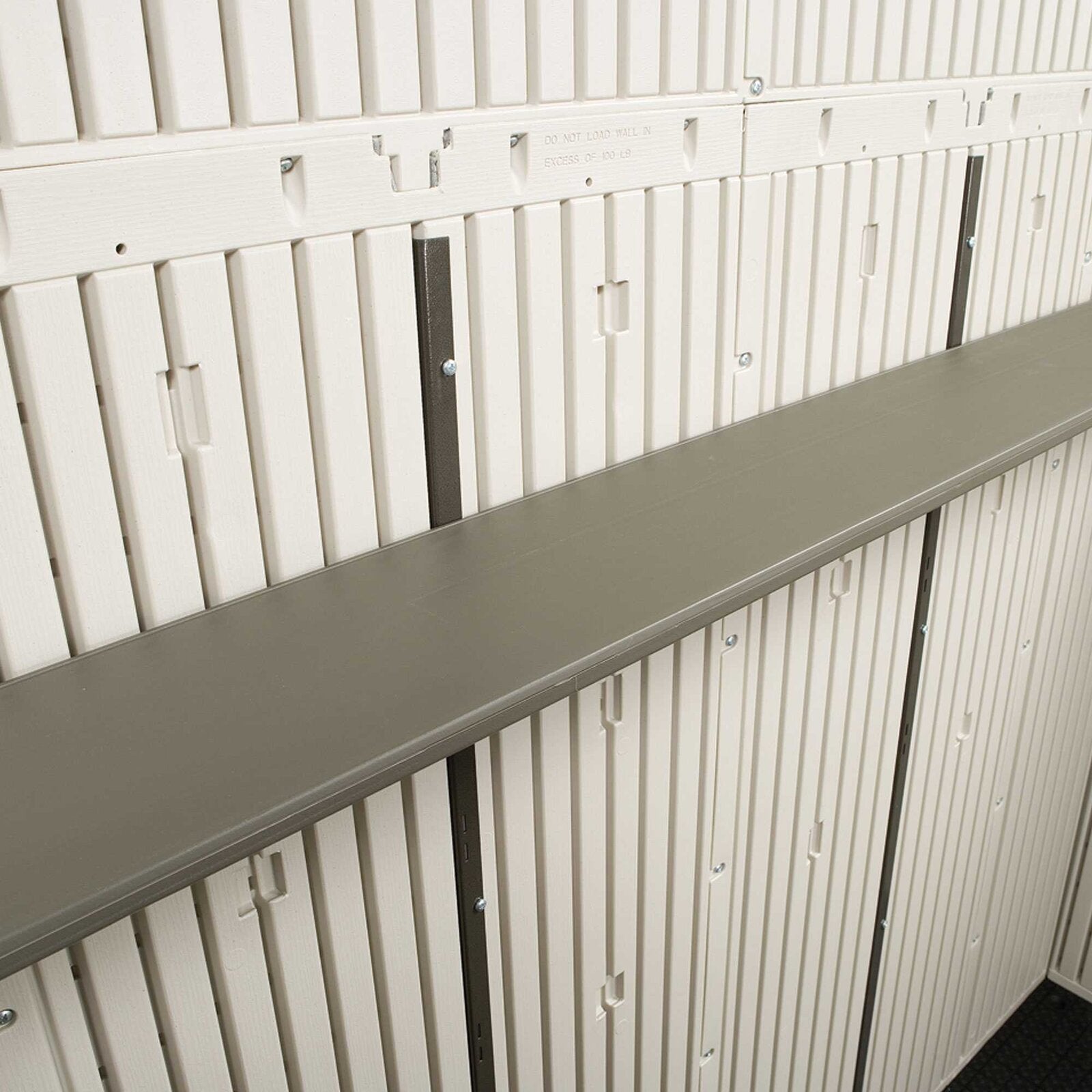 Side Entry 15 ft. W x 8 ft. D Plastic Storage Shed