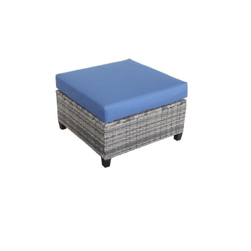 Chayden Wicker/Rattan 6 - Person Seating Group with Cushions