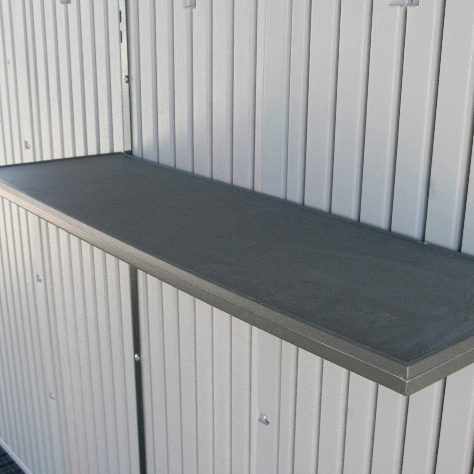 8 ft. W x 12.5 ft. D Plastic Storage Shed