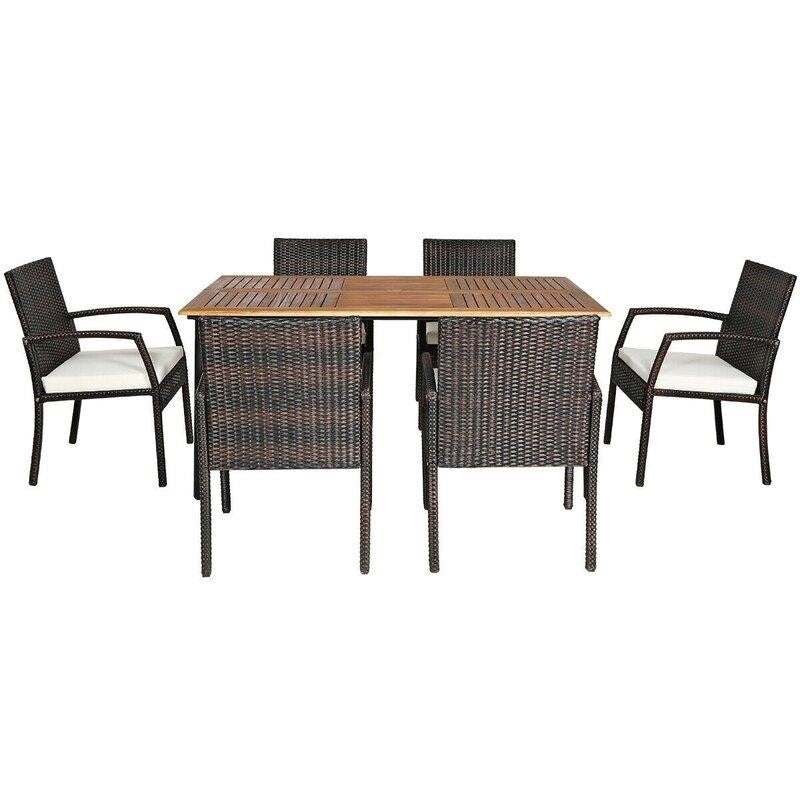 Armlin 7 - Piece Dining Set